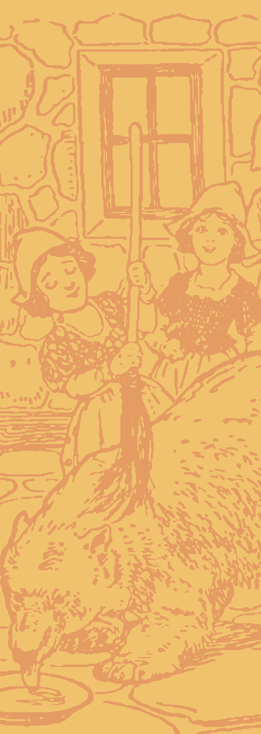 Remix of Robert Emmett Owen’s cover for “Snow White and Rose Red,” Grimm’s Fairy Stories by Jacob and Wilhelm Grimm , 1922, Public domain, via Wikimedia Commons