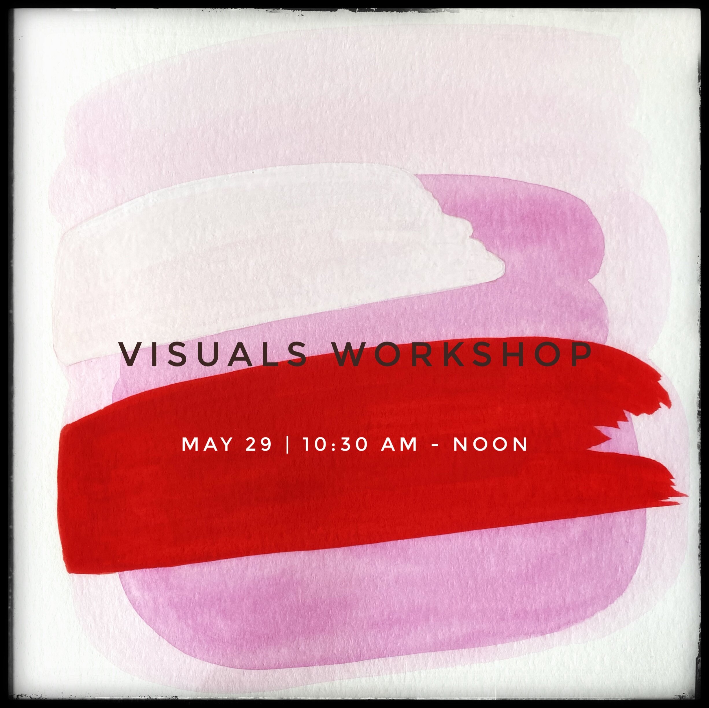 Imprint Magazine Visuals Workshop
