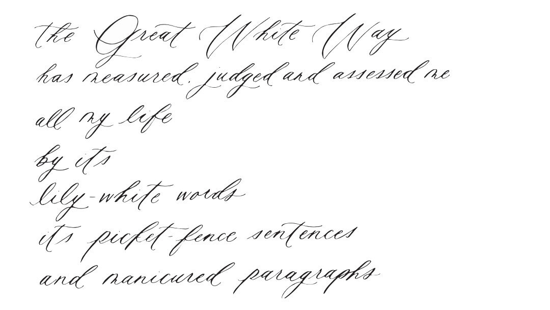   Calligraphy by Paula Lee  